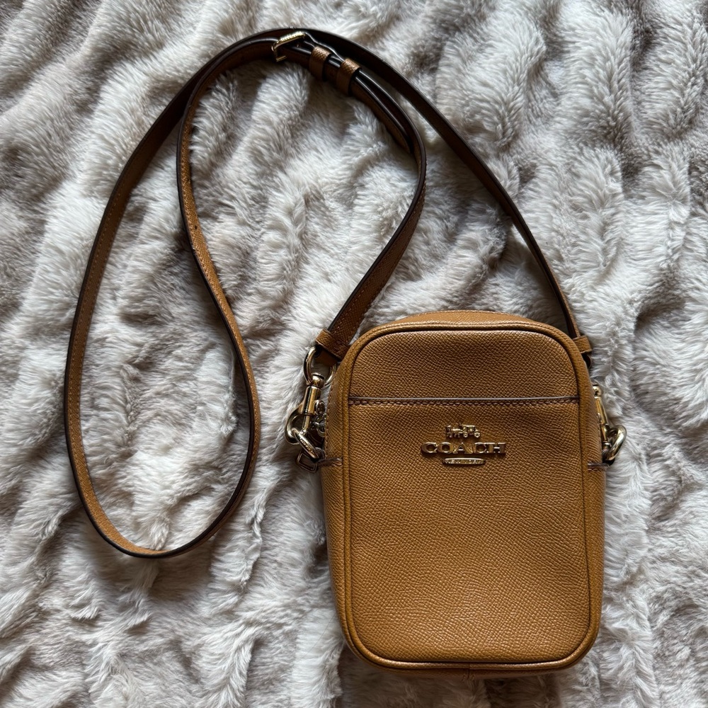 Coach Phoebe Crossbody Tan Bag